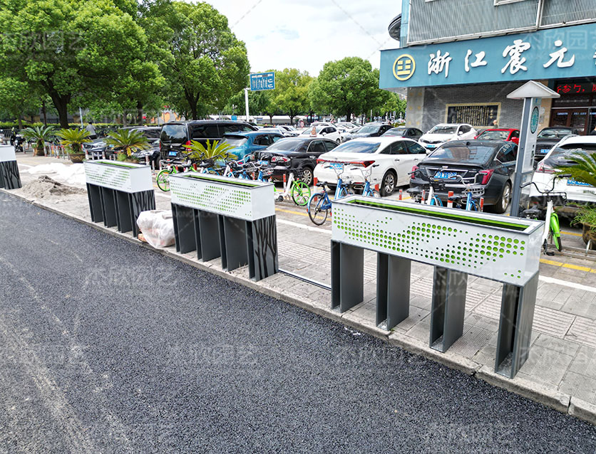 不銹鋼花箱停放花箱定制花箱